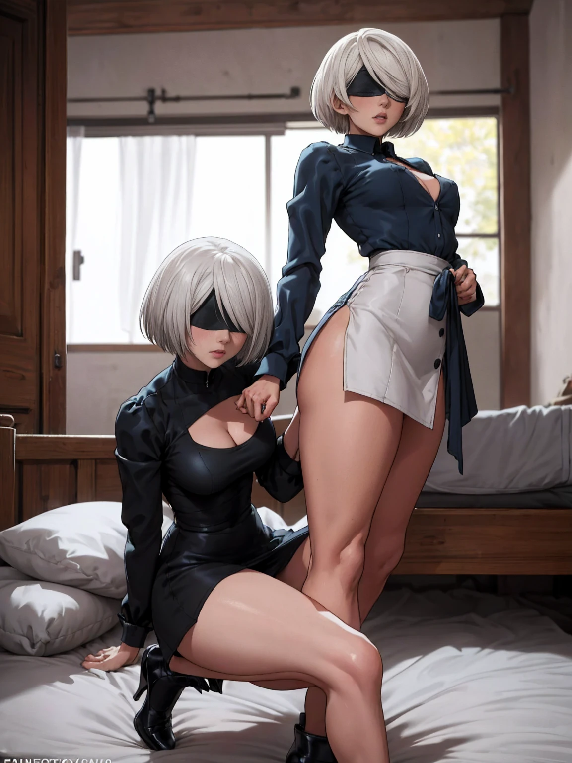 (small breast:1.2),
BREAK (((SFJuni))), ((rubbing groin with left hand)), ((holding breast in right hand)), ((fully clothed))
BREAK ((dorm bedroom)), sitting on bed, ((legs open)), ((facing viewer))
BREAK looking at viewer, (cowboy shot:1.5), ((SFW)), ((pokies)), ((camel toe)), ((looking away from viewer))
BREAK (masterpiece:1.2), best quality, high resolution, unity 8k wallpaper, (illustration:0.8), (beautiful detailed eyes:1.6), extremely detailed face, perfect lighting, extremely detailed CG, (perfect hands, perfect anatomy), {masterpiece}, {best quality}, extremely detailed, CG unity 8k, illustration, contour deepening, beautiful detailed, glow, (beautiful detailed eyes), beautiful_face, ((freckles)), Amazing, beautiful detailed eyes, finely detail, extremely detailed CG, original, tall, extremely detailed wallpaper, (((full_body))), blushing, 8kwallpaper, small ass, 1woman, ((oral pov from above))