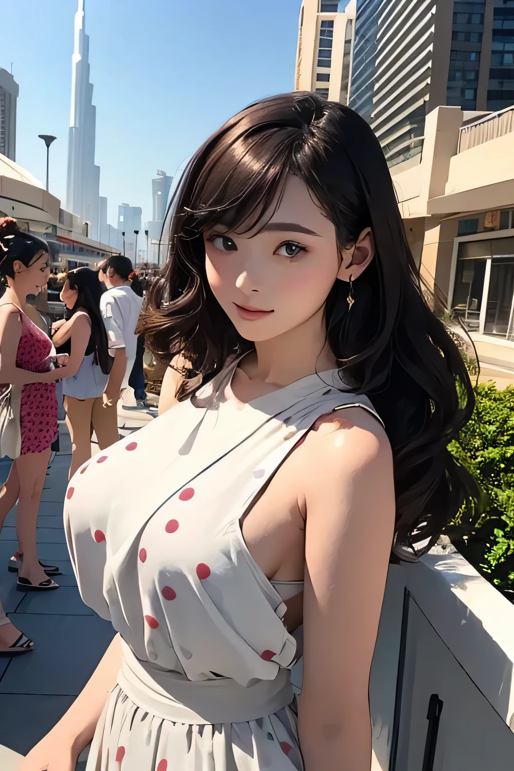 arafed woman in a maid outfit posing for a picture, sexy girl, hot with shining sun, Yoshitomo Nara, seductive anime girl, gorgeous chinese model, waist - shot, sakimichan, Hungry Ghost Festival, cutecore, gorgeous maid, japanese goddess, a sexy maid in a magical forest