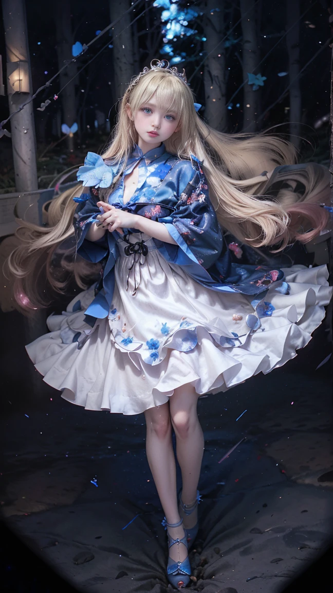 (photorealistic:1.8, highest quality:1.8,8K masterpiece:1.8,High resolution,muste piece:1.8),One 23 year old woman,fantasy,,(red flared skirt,tight mini dress,Transparent Shawl,delicate hair ornament, Elegant earrings,choker,knee high socks), beautiful detailed blue eyes:1.7,double eyelid:1.6,beautiful skin:1.8, (looking at the camera:1.2),(Photo seen from below:1.3),(Medium Hair:1.2,Beautiful shining blue lime hair:1.5), expression( Impish Smile:1.3,face turns red:1.3),Pause(spread your legs, Seductive pose:1.5),background(snowy mountain area:1.5,snow mountain),(Medium chest,slender, abs:1.2), (detailed perfect face),normal hands:1.5,normal finger:1:5,normal feet:1.5,(cameltoe),No deformation,No arm loss,No extra arms,No mutated hands,No extra legs,no bad moves,No hand deformity,No missing limbs,No floating limbs,No limb amputation,No extra fingers,no bad fingers,liquid fingerless,bad fingerless,No missing fingers,No extra fingers,less fingers
