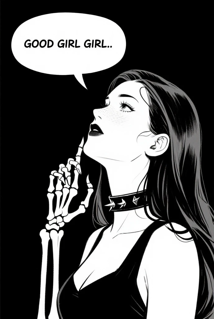 The beautiful girl in lace top and leggings is sitting astride a pile of skeletons in the center of the picture. She is holding a trembling sausage with juice squeezed out in her hand and smiling. There are multiple comic storyboards in the background,cbt, sausage bondage,sausage insertion,Sexy, trampling sausage with high heels heel,(masterpiece, best quality:1.2),1 beautiful girl,sexy,comic storyboard:2, leggings, sit astride, axially symmetrical:2, ,femdom,sounding,cbt,hold,smile,colorful,leggings,thin gap,cameltoe,insertion,trembling,juice,spray, Long hair,Lace top,Sexy, Shiny leggings, High heel,cleveage, trampling, in forest, saliva , Mucus,