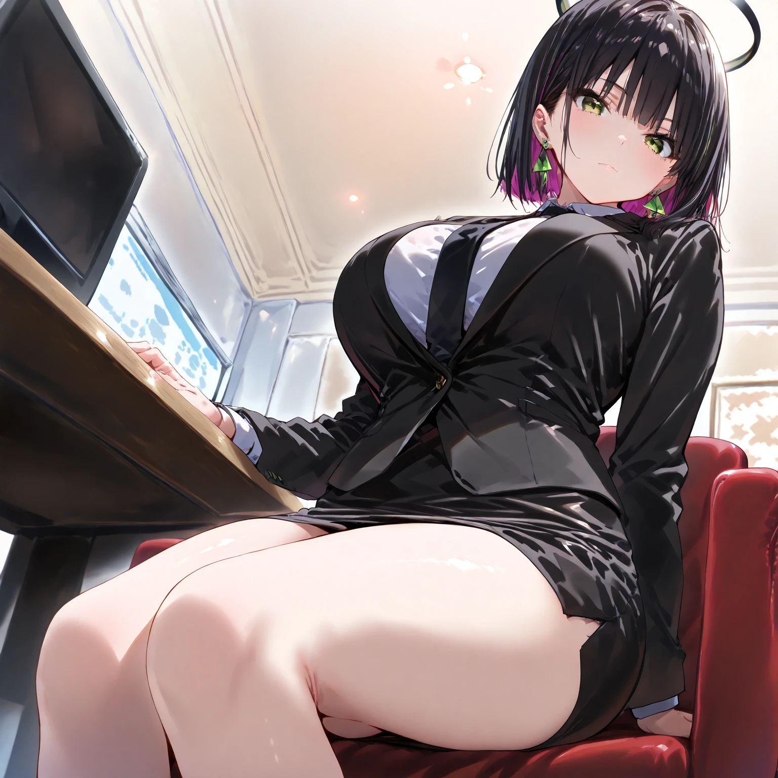 One Woman、casino、dealer、女dealer、Large crowd、beautiful girl, Highest quality, smile、Best、casinodealer、Tight Skirt、panties、Spread your legs wide、Thick thighs、Big 、Big Ass、Shortcuts、Black Hair、Sweaty body、Angle from directly below、Sweaty crotch、Spread your legs uncomfortably、Cut the cards、Orgasmic face、Dirty sound effects、Ecstasy in a flashy way、目の前にLarge crowd