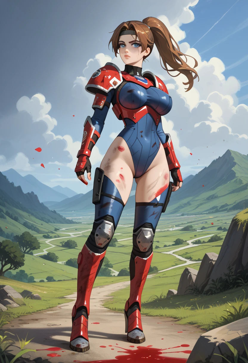 (Giant Elements、High resolution、High resolution、high quality、Accurate body structure、Detailed body)、(Giant woman holds missile in hand:1.6)