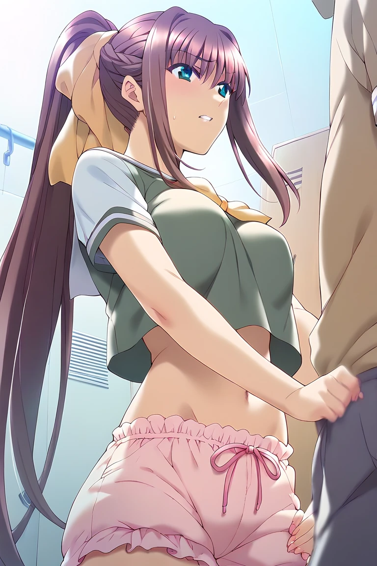 shirase sakuya,Multiple penises,Roll up your sleeves,Slender and sexy woman,,deep throat,Black thigh-high boots,Beige jean shorts,in the train,Multiple men,,put your hands behind your back,rape,Sex,Creampie,A lot of semen,profile,ponytail,Cum on thighs,