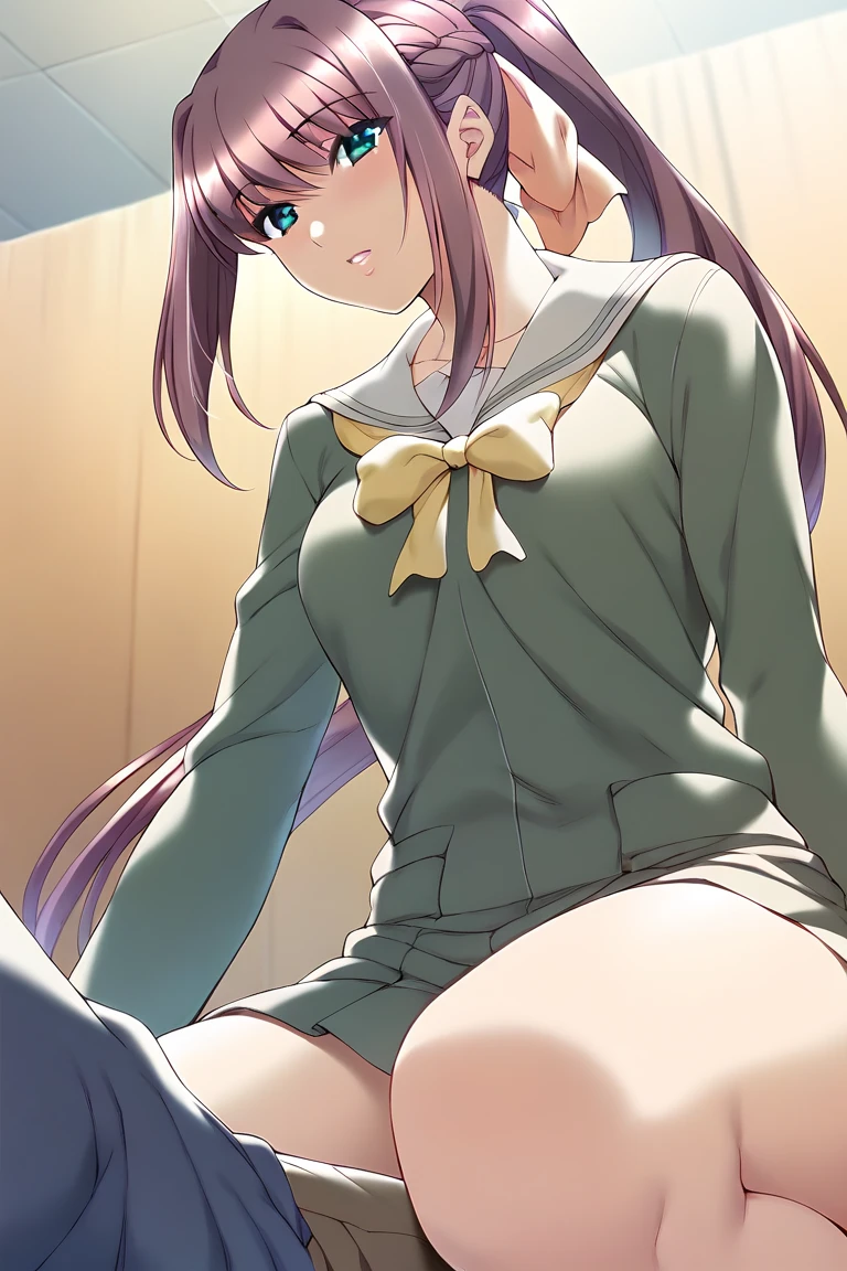top-quality、Photorealsitic、8K picture quality、hight resolution、Detailed facial expressions、 1 人、sixteen years old、Random Hair Styles、hi-school girl、School swim wear、Lying in the changing room、The penis is inserted into the vagina 、Sleep straight、Face screaming with eyes closed、get blush、Vaginal ejaculation、 Semen overflowing from the vagina 、is fired into the stomach、Semen all over the body、Shot from directly above、Head to toe、Fits the whole body to the screen、