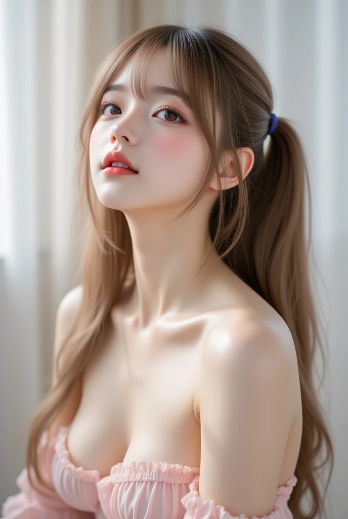 (highest quality, masterpiece:1.3), shape, ((Beautifully detailed face)), beautifully detailed skin, Intricate details, Very detailed, Best image quality in 8K, The true picture () (18 year old high school girl:Completely naked:1.8) (Large Breasts:1.4),A Japanese girl,Baby Face,(Detailed Hair,Twin tails:1.7,Black Hair),Detailed lips,Open your mouth,(Masturbation:2.0,masturbation behavior),(Bedroom,Lying on the bed,Spread your legs,Composition from above),blush,Embarrassing,(A look of pleasure:1.5),Realistic Face,Realistic Skin,(sexy:2.2,Clothes are disheveled),(Vibrant Skin,Moisturized Skin:1.2),Vivid lips,Lip gloss