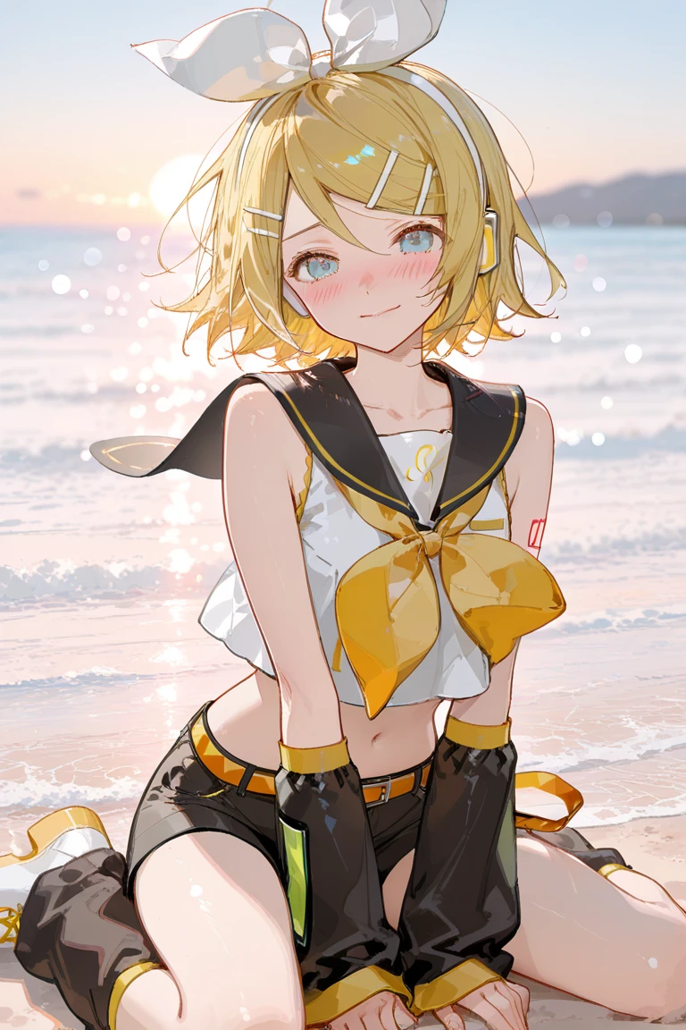 eli ayase, yellow hair, blue eyes, ponytail, hair ribbon,
otonokizaka school uniform, pleated skirt, school uniform, short sleeves, skirt, summer uniform, sweater vest, (yellow sweater vest:1.5),--1 woman, 1 man, 3D, 2 people, woman, 2 men, spread legs, riding man's waist, (8K, Raw, Best Quality, Masterpiece 1.2), Ultra HD, High Resolution, High Quality, Best Quality, (((Visible nipples 1.3))), (((Visible pubic area 1.3))), (blushing 1.1), (((Happy face with joy))), (((Lying on back 1.3))), (((Lying on the sand by the sea surrounded by tropical flowers 1.3))), (((large amount of white fluid oozing from genitals))), (((oil and grease smeared all over))), ((man's waist and torso visible))), (((man's waist and inserted penis visible))), man and woman in close contact, (((during sexual intercourse 1.3))), (((spreading legs 1.3))), ((((yelling 1.3))), (((spreading legs))), (((sunny sky: 1.5))), deserted beach sand background with tropical flowers, (beautiful anime face, cute face, detailed face), --(white hair, bangs), ((slim figure 1.2)), (((medium breasts 1.3))),(adorable expression),deserted tropical flowered beach sand background,beautiful photo detailed face,young handsome girl,real 0.5,bokeh,restless emotion,cute,beautiful detailed face and eyes,(Audrey Hepburn 1.3),((very cute and beautiful Japanese woman)),(1.1),Blake,(cute 1.2),(Japanese idol),(depth of field),soft light,lens illuminates the viewer,(droopy eyes 1.2),sharp teeth,floating hair,scene from Blake's movie,cinematic,full color,4K,8K,16K lace,raw photo,must see,professional color grade,professional photo,soft and clean focus,realistic lighting and shading,(very delicate and beautiful artistic)1.3),elegant,active angle,beautiful eyes,princess-like eyes,(not big eyes 1.3),(slender 1.1),(abdomen 0.95),(thin waist 1.15),(detailed beauty