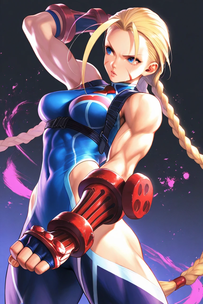 ultra-detailed, Explicit, Beautiful body, Beautiful Nose, Beautiful character design, perfect eyes, perfect face, ultra highres, 4K, beautiful legs, perfect legs, Nice hands, Perfect hand, Masterpiece, Best Quality, Highly detailed, illustration, absurdres, street fighter, doll suit, shadaloo doll, dollsuit, expressionless, blank eyes, looking at viewer, red gloves, emotionless, black latex, corrution, mind control, female combatant, full body, hypnotized, unhappy trance, full body suit, ribbed bodysuit, both arms at side, obey, perfect female body, extremely glossy latex, hypnosis, hypnoLora, empty eyes, Mind control device, poses, submissive_pose, Slave, hat, necktie, stand up straight, standing, standing at attention, hat, necktie, belt, latex, ribbed bodysuit, thighhighs, garter belt, Fighting Stance, extending the right arm from the shoulder into the air with a straightened hand, nazi saluting, military, military saluting, salute, thigh boots, Linnea (furisode girl, trainer from pokemon), long hair, orange hair, blue eyes, white skin, earring