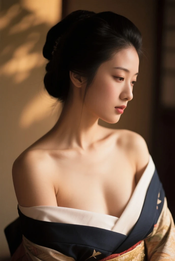 Her breasts are so big they almost fall out of her clothes、First Person View, (masterpiece:1.3), High resolution, Very detailed, Very detailed CG Unity 8k wallpaper, Realistic, photo-Realistic, RAW Photos, Beautifully detailed face, Pale skin, Realistic glistening skin, Detailed cloth texture, Detailed hair texture, Perfect body, Beautiful Face, Accurate, Anatomically correct, Highly detailed face そして skin texture, Natural neck length, (Beautiful Hそしてs), (Fair skin:1.2)、Bob Hair.Beautiful kimono with floral pattern、Japanese Kimono、 Enduring orgasm、nipples tingling、fir fir、The ultimate revealing wear、Infinite Orgasm、fir fir強烈オーガズム、Esbian all over、Oiran Style、Oiran strip performance、