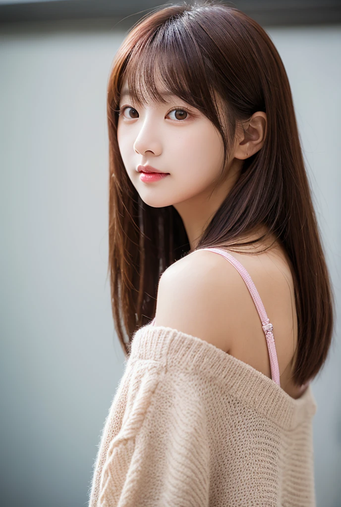 (8K、Raw photography、top-quality、tmasterpiece:1.2)、(hentail realism、Photorealsitic:1.37)、ultra - detailed、超A high resolution、1 rapariga、see the beholder、beautifull detailed face、A smile、zoomed out、(Slim waist) :1.3)、White summer clothes and beautiful delicate skin、Skin Texture、Floating hair、Braided hair、Professional Lighting、In the classroom、((black square glacial body zbian、Brown hair