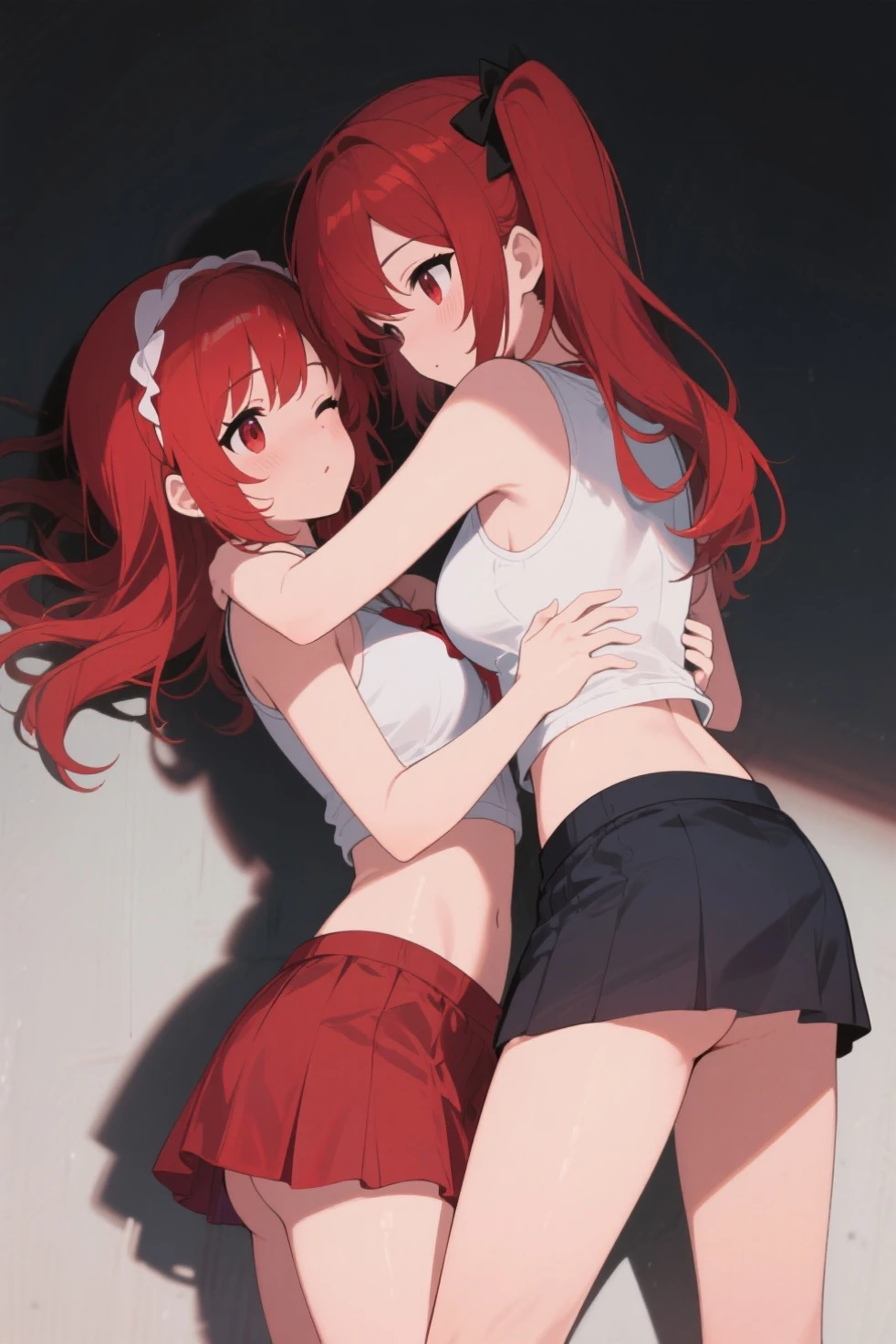 1girl, lisara restall, ((red hair:1.5)),
BREAK (midriff, navel, pendant,turtleneck, shorts, crop top:1.2), BREAK from side, hug and suck, looking up, love, head grab, pants pull, housewife, cum in mouth, overflow,
BREAK ((anime girl)), best quality, expressive eyes, perfect face, (masterpiece), best quality, expressive eyes, perfect face, ((best quality)), ((ultra-detailed)), ((an extremely delicate and beautiful)), perfect eyes, perfect body, ((synmetry eyes)), beautiful eyes, ((thick thighs)), shiny skin, soft skin, ((synmetry body)), ((perfect body)), 
