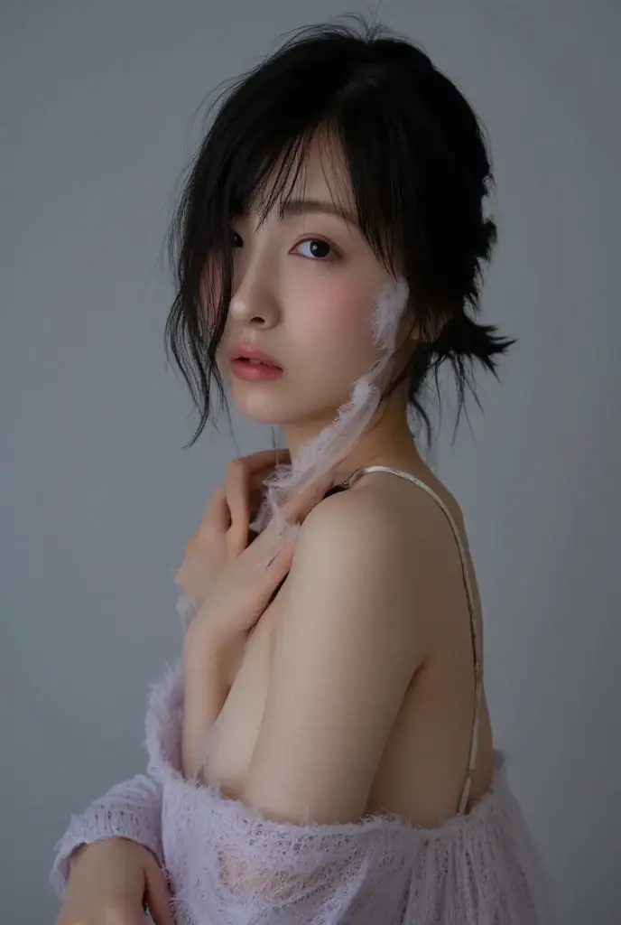 (Browsing Caution:1,4),Mix 4, (8k, RAWphotograph, Highest quality, Tabletop: 1.45), (Realistic, Realistic: 1.37),illumination, night, プロのillumination, photographn mapping, Radio City, Physically Based Rendering, Gradient Brunette, 高品質のphotograph, High resolution, 1080P, (Detailed facial depiction), (Detailed description of the hand), (Delicate CG), Extreme light and shadow, Rich details, (Detailed facial features), (Highest quality), Look in front of you, Highly detailed face, Highly detailed lips,  超High resolution, (truth: 1.4), photograph, 1 Girl, [(sad)],  , Thin limbs, movie, Cool pose, I Cup, Highest qualityな完璧なボディ, photographのような, (1 Girl: 1.3), Perfect balance, (Huge, Perfect breasts, Areola),(Realistic, Realistic:1.37),One Girl, Cowboy Shot,Professional Lighting, Photon Mapping, Radio City, RAWphotograph、(Realistic:1.4)、Octane Rendering、Complex 3D rendering with ultra-detail, Studio Soft Light, Rim Light, Crisp details, Super detailed, Realistic skin texture, detailed aspects, Beautiful details in the eyes, Highly detailed CG Unity 16k wallpaper, Compensate, (Detailed Background:1.2),Highest quality, 超High resolution, Tabletop, One Girl, One Girl,alone, Upper Body,Show Viewer, White Background, Bobcut, short hair, Multicolored Hair, Compensate , Lips parted, Black Lips, eyeliner, Gothic, Goth Girl,((Multicolored Hairの色:1.4)),(((Completely naked))),(((nsfw))),((Small breasts:1.2)),(((nsfw))),