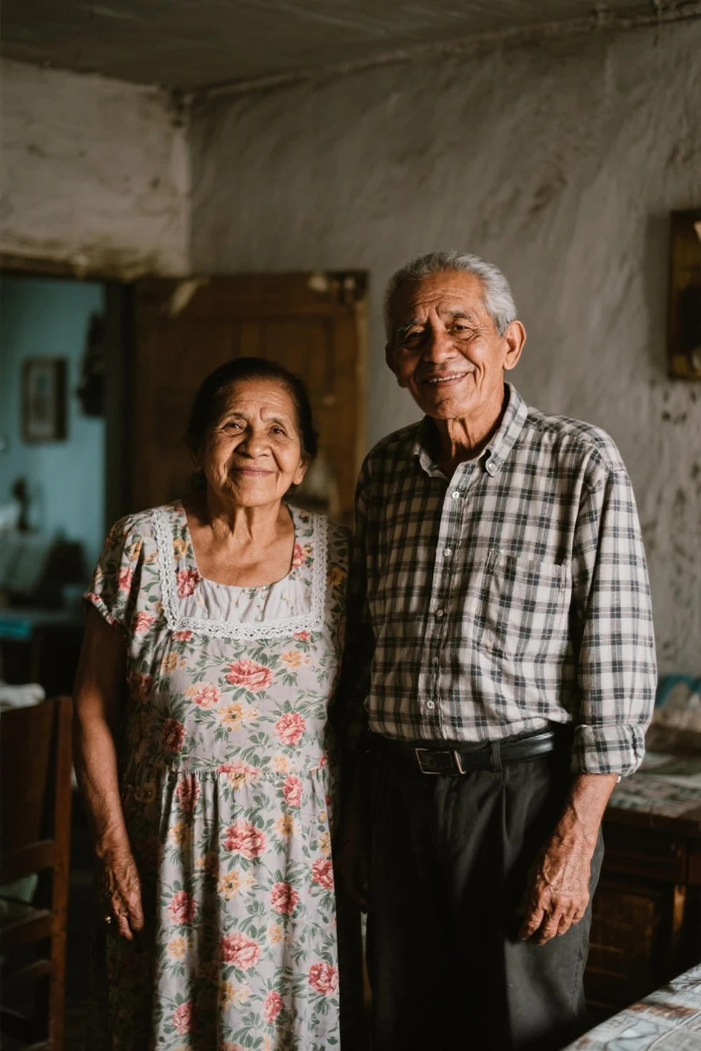 There's a man and a woman hugging in front of a bush, momma and papa, imagem de perfil, imagem retrato, Reconfortante, artista desconhecido, Directed by: David Ruby, Directed by: Alejandro Obregon, Directed by: Kathleen Scott, Directed by: Bernie D'Andrea, um alambique de um feliz, Retrato de duas pessoas, um idoso, Karla Ortiz, um retrato, hugging
