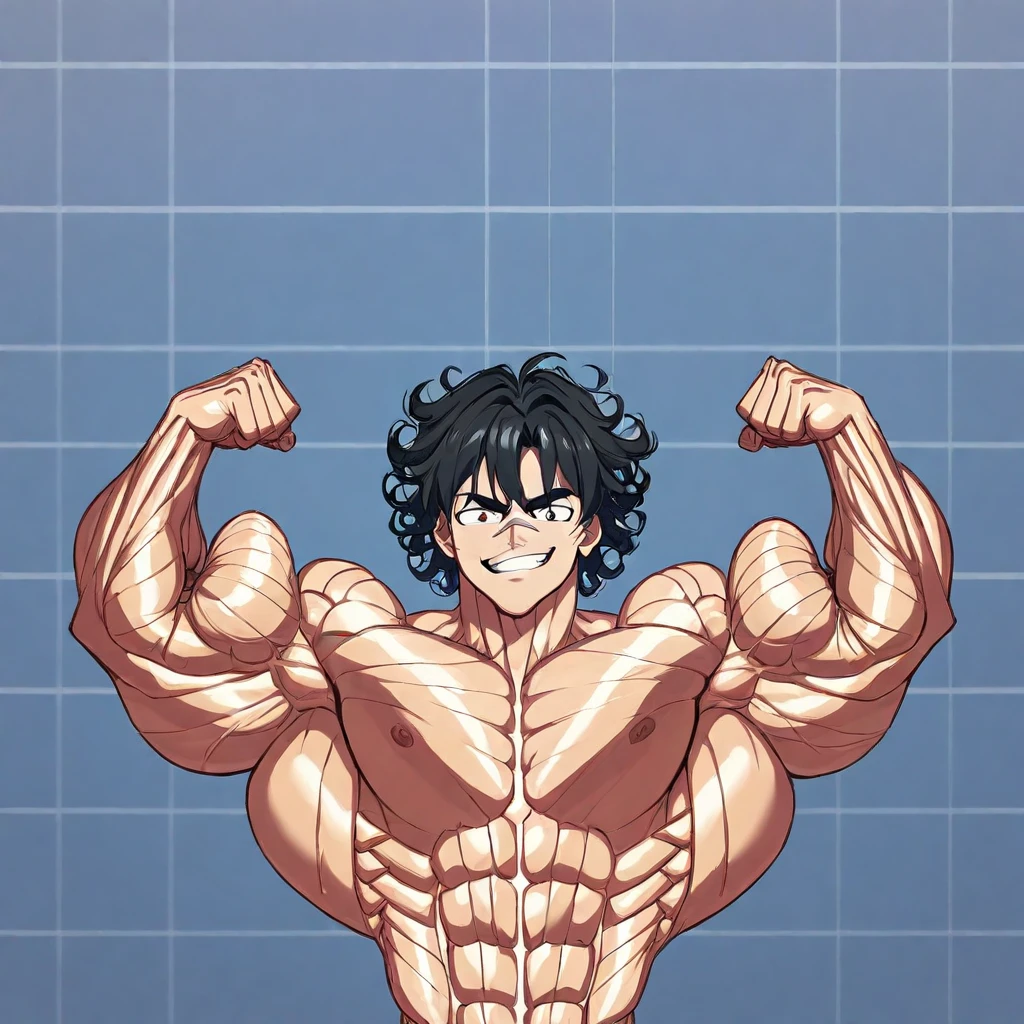 (masterpiece, Highest quality:1.2), smile, View your viewers, (((Huge muscles、Huge erect penis))),((Young boy,Little)),Crying face,A lot of drool, sweat, and ,Looking into the distance,Shaking violently,Anal Sex,Look up and grit your teeth,Harness,Imminent sexual activity,Stretch your back and lean back