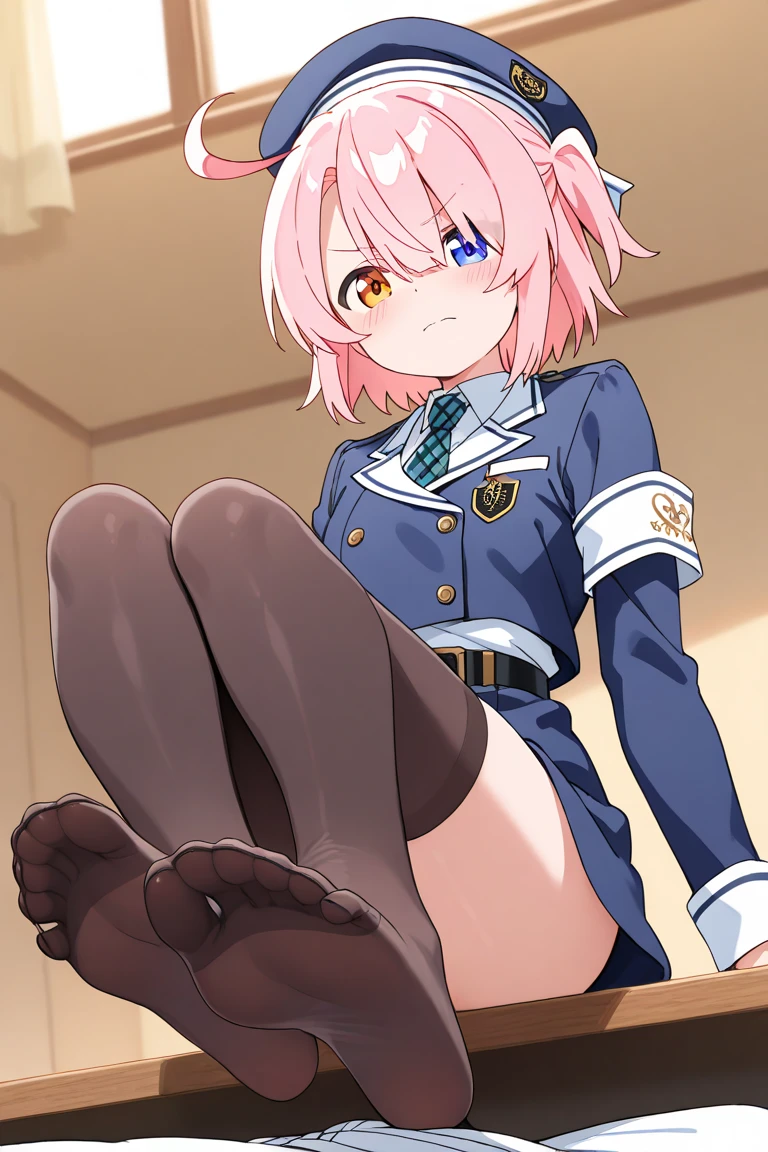 masterpiece:1.3、ultra high resolution:1.3、uncensored,girl lying on back Looking away,1girl, sitting on bed,(gray knee-high socks),G cup、full body、beautiful silver bob hair、sexual excitement、erotic、blush、real moist skin、Stuffy、wet、cute、fashion,( blazer, miniskirt),spread legs,(red ribbon ), white shirt,check pattern green skirt、1boy,penis,faceless male,cum,