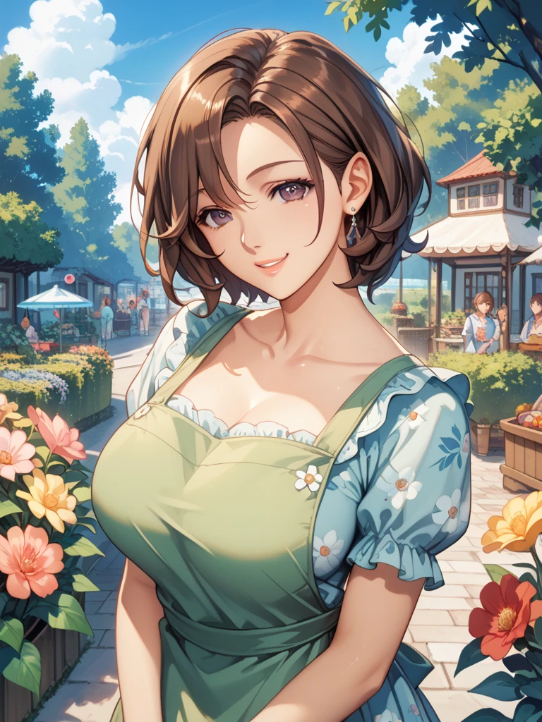 housewife, Role playing game style, status screen, select character