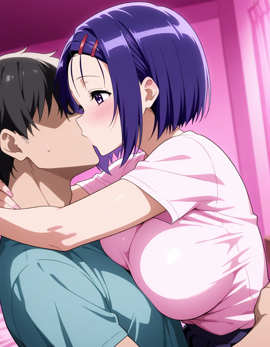 (unity 8k wallpape),(best quality),(high resolution),(ultra-detailed),(perfect anatomy),(beautiful detailed eyes),two women looking at a man's penis,Laughing at penis,