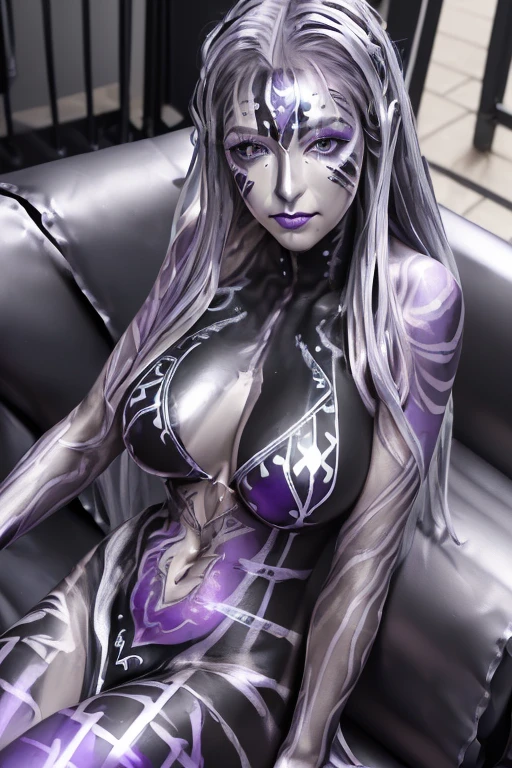 Lady Death, colored skin, (white skin:1.4), white hair, white eyes, (black lace lingerie:1.3), (puffy lips:1.4), (gigantic breasts:1.2), masterpiece,((detailed)) ,
hentai, imminentpenetration, perfect composition, masterpiece,perfect ass