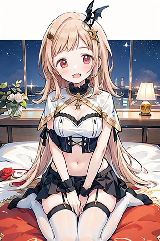 (close up) (adult woman:1.4) (nude:1.1) (topless:1.1) (elaborate beautiful dress:1.5) (from above) (lying in bed on side:1.2) (golden halo) black choker, night, dark cozy bedroom, mood lighting, on bed, Absurd, Perfect Anatomy, performance, Good lighting, Shadows in the movies, large breasts, large butt, thin waist, Long HAIR, light brown HAIR, (loving look:1.4), original HAIR style, Dynamic Angle, (detailed face:1.3) (dynamic lighting:1.5)