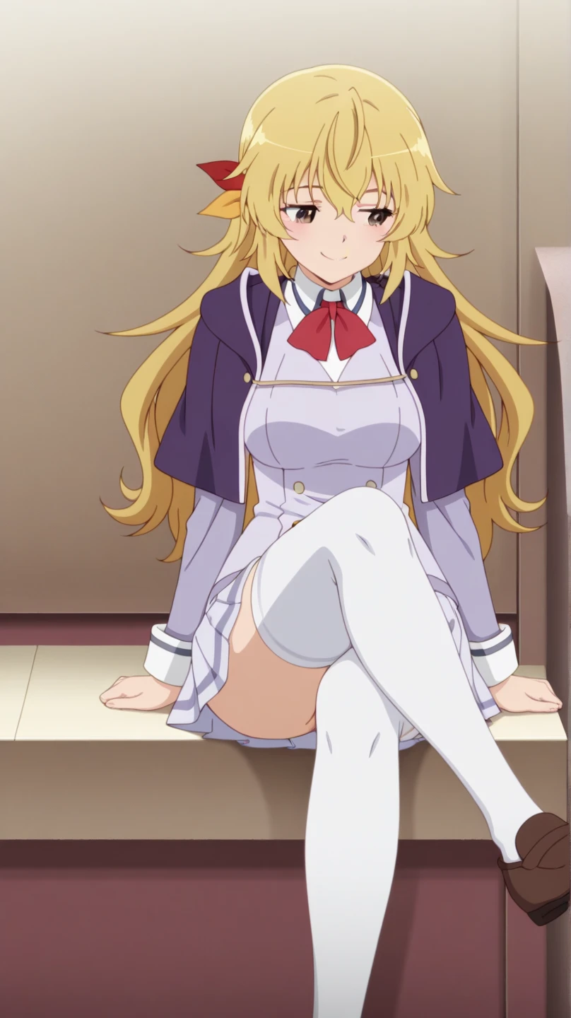 (dress lift:1.2),White panties,