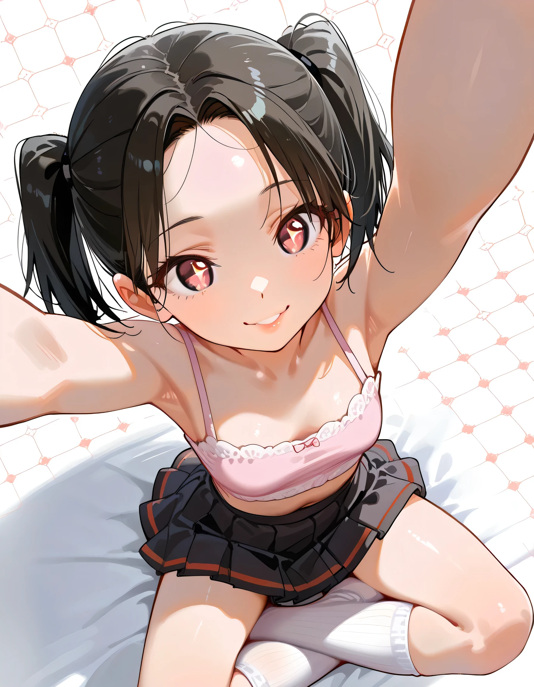 {nsfw, 1 girl, solo,,{{{flat chest,minimum body:1.3}}}},1girl,((official style, anime coloring)),{{2023s_(style),}} {{{11 yo girl:1.3}}},shiny skin,very aesthetic, best quality,{{game cg}},,ai-assisted,curvy, s, looking at viewer,{{{face focus,}}} [[facing the front]], perfect face, intricate, (highly detailed),perfect anatomy,hyper-detailed, 100-layer, amazing quality, excellent, {{{{ultra-high resolution}}}}, {{{hi-vision anime}}},golden hour light, depth of field, soft bokeh, serenity, portrait, 35mm film,golden hour light, depth of field, soft bokeh, serenity, portrait, 35mm film,((braided black hair)),((extremely detailed tanned sweaty skin)),((completely nude)),black nipples,((uncensored pussy)),(masturbation with fingers),((hairy armpit hair,hairy public hair)),((extremely detailed big grotesque pussy:1.7)),((big clitoris)),cowboy shot,((in TV show with video cameras)),((peeing golden urine in uterus:1.5)),((spread legs:1.4)),((black eyes)),((bloomer,buruma:1.4)),((in extremely messy room:1.4)),((drooling a lot)),((selfie with smartphone:1.5)),(crying,wet eyes)