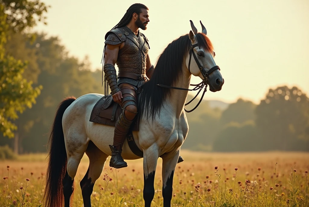 RAW photo, centaur man, (high detailed skin), 8k uhd, dslr, soft lighting, high quality, film grain, Fujifilm XT3