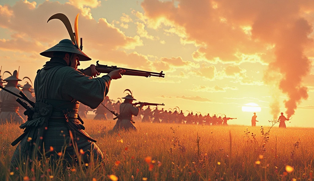 High definition, 8K, hyper-realistic,Stunning images of the American Civil War battlefield, cinematic style, realistic, HD, 8K, --auto --s2