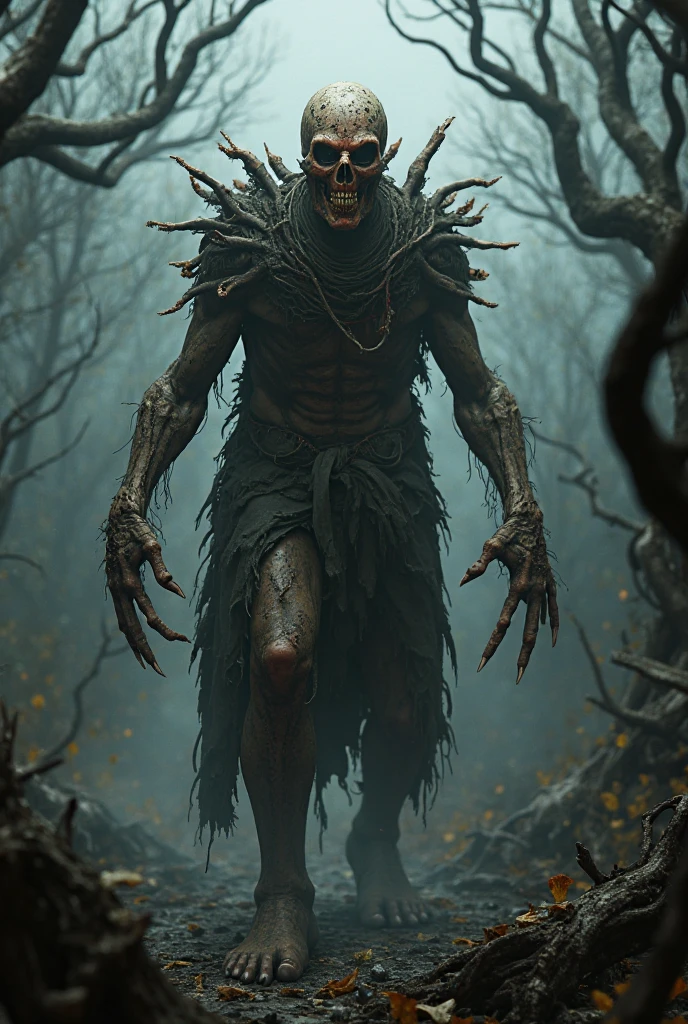 (ohwx) a (forest zombie) disturbing scene, close up, photography, natural light, photorealism, cinematic rendering, ray tracing, the highest quality, the highest detail, Cinematic, Third-Person View, Blur Effect, Long Exposure, 8K, Ultra-HD, Natural Lighting, Moody Lighting, Cinematic Lighting