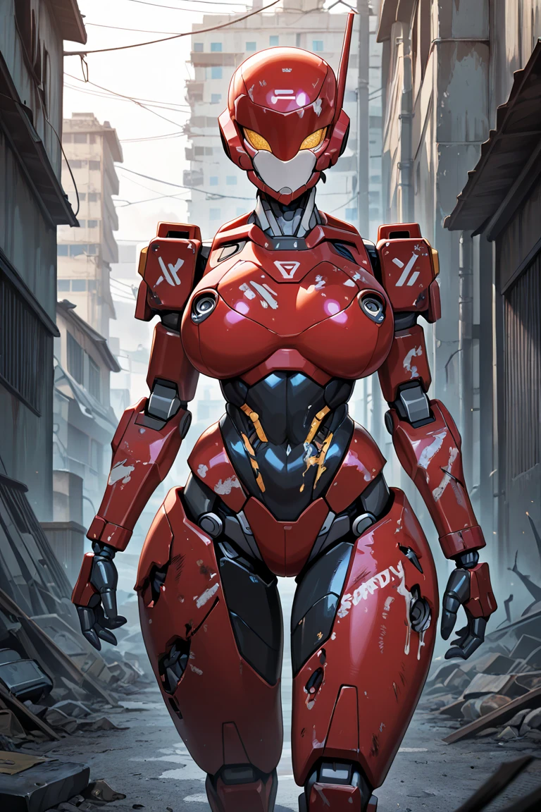 (best quality, masterpiece:1.2),ultra detailed,(photo realistic:1.4),solo,cute girl,hard_suit,<lora:BubblegumHardSuit_v1:0.6>,night city,
