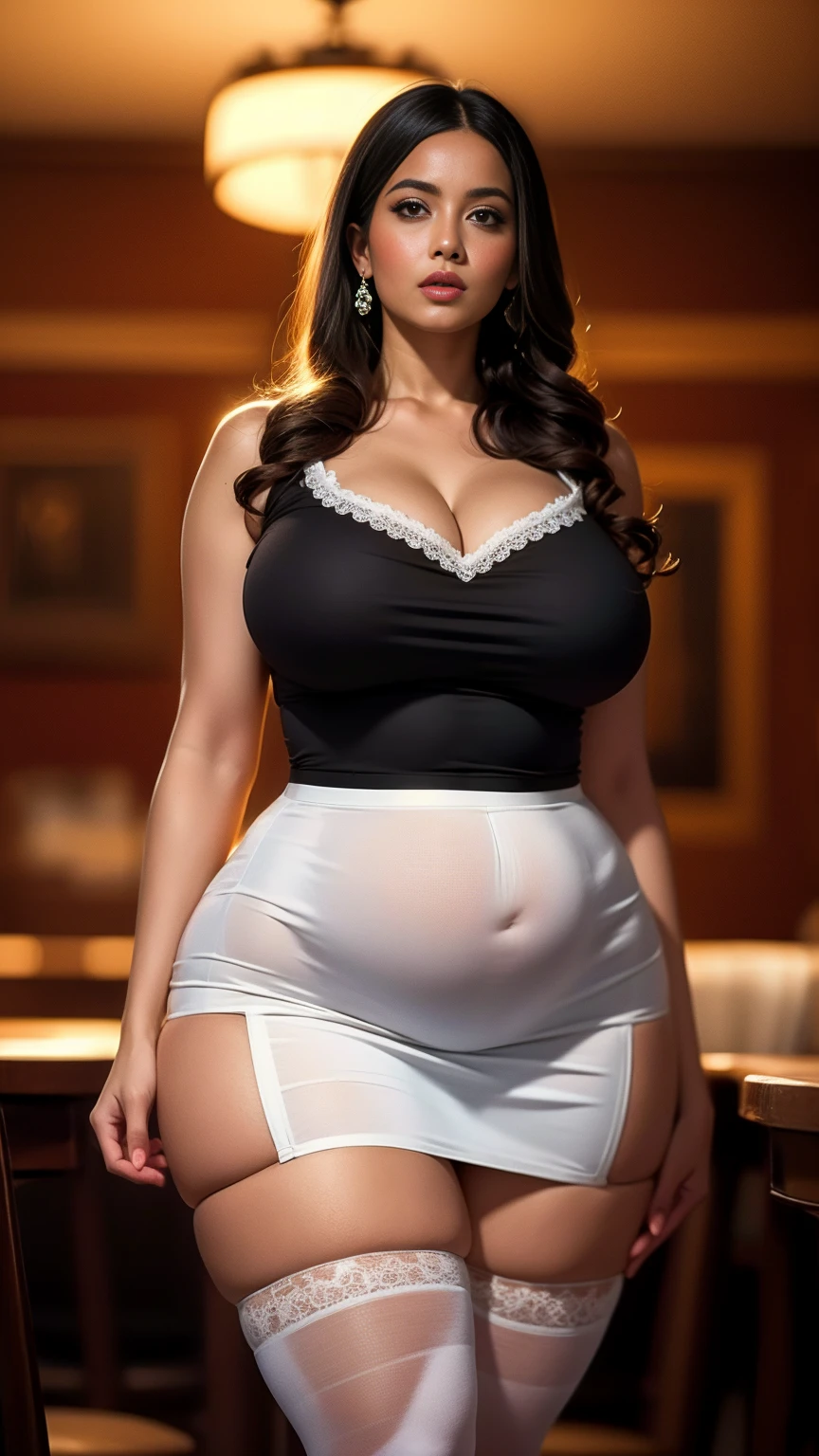araffe woman in a white dress posing for a picture, wearing a cute white dress, curvy model, dressed in a beautiful white, wearing a wet white short dress, curvy hourglass figure, sexy dress, wearing white dress, thicc, beautiful full body shot, soft curvy shape, a beautiful woman in white, in a dress, bbwchan、A dress with elaborate and luxurious decorations,Beautiful and pretty woman,Enchanting,posing,luxury、round the flower、Luxurious accessories、Only one woman、Silk and lace dress、Gorgeous flowers