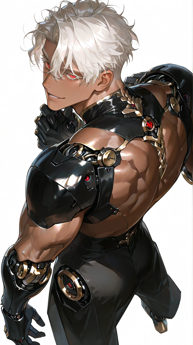 《the original god》Arataki Kazuto , male people, chest muscle, Sexy , Venom symbiote for your body, Black mucus of the body , into venom, venomize,Black bodysuit,Abs,(Adult male)((Venom possession,venom symbiote)),((Masterpiece)), ((Best quality)), Ultra detailed,((illustration)), Dynamic Angle, Detailed light, (Delicate eyes), Floating, 1boy, Male focus, Head, Clothing, Yellow eyes, necklace, tattoo, (Forehead:0.8), (ahoge:0.8), jewelry, whaite hair,apathy,Ray, chest muscle, Sexy , Venom symbiote for your body, Black mucus of the body , (into venom), Venom,frontage,Bust photo,White tight-fitting top,spiderman outfit,style of anime4 K, 4K anime wallpaper, Badass anime 8 K, 4 k comic wallpaper, young anime man, Anime boys, Anime wallpapers 4 k, Anime wallpaper 4K, High quality anime art style, Anime moe art style, Anime art wallpaper 8 K, Anime art wallpaper 4 K, RGB lighting,