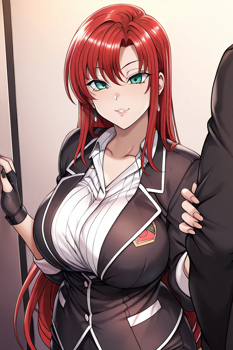 (tmasterpiece,A high resolution,best qualtiy:1.2),8K,highly detailed,复杂,rich colourful,vibrant image,Clear focus,cinematic ligh) pink hair,long whitr hair,Green eyes,body builder (Wear black business attire,black_Collared shirt cropped jacket,tiese,tiese,Red frilled skirt,a garter belt,Leather belt) (Large, Perfect round breasts,Hourglass body,Big breasts Thin waist,Very thin waist, photograph realistic,(hyper realisitc:1)big breasts beautiful, tmasterpiece,Best quality at best,extremelydetailedface,s the perfect face,beauitful face,Perfect lighting,Detailed eye makeup,Details of the face,Nice detail eyes,pretty hand,perfect hand,glowing light eyes(realistic pupil,Realistic iris:1)Heavy eye makeup,(empty Casino)(Posing dynamically)pantiess, ((cleavage)), sakura haruno, ((ass)), ((red clothes)),