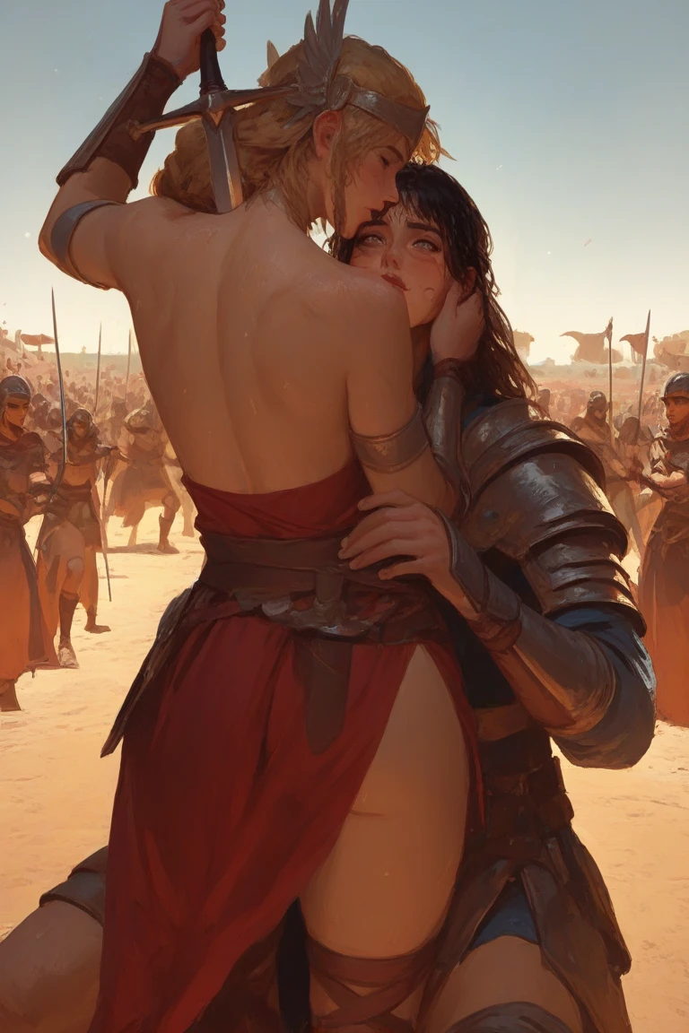 Standing (((flagellated:1.2))) (((Scarlett Johansson))), Create dystopian masterpieces, scene from the Game of Thrones movie, bottom dressed in Game of Thrones style, dark green tunic with armor accessories, on a medieval market square, beautiful woman, skinny, medium breasts, brown hair, detailed face, ((fear)), photo taken from a distance, age 35 years old, (((violent men lifting her dress:1.2))), (((cameltoe panty))), (((restrained and beaten by the crowd:1.3))), (((very l’âge vagina:1.2))), (((arms behind her back))), (((wet panty))), (((realistic vagina skin:1.2))), (((muscular thighs))), (((fabric details))), (((chained))), (((cleaved belly bulge:1.2))), (((naked breasts:1.3))), (((surrounded by hitting men:1.4))), (((violently hit in the cheek:1.3))), ((effect of fast face hit movement:1.3))), (((dirty medieval street))), (((front view from below:1.2)))