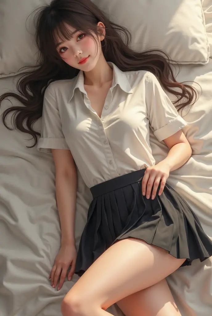 ((You may be just one person to the world, It could mean the world to one person., paradox, Adrian Genius, Jenny Savile, Edward Hopper, The Dark Art of James Zinn, takato yamamoto)),(raw photo, best quality), ((Nostalgia,1980s style)),(girl in a literary mood:1.2),(realistic, photo-realistic:1.3), very delicate and beautiful, amazing, in detail, masterpiece, very detailed, mackerel,best illustration, best shadow,convoluted,depth of field,1 woman,(long legs:1.4),long hair,messy hair,((((low key,dark scene,dimly lit)))),fat,(((soft lighting:1.4))),(pale skin:1.4),(shy smile),(cinematic angle),sharp focus, volumetric fog, 8k words, dslr, high quality,( film grain:1.4), Fujifilm XT3,(looking at viewer)