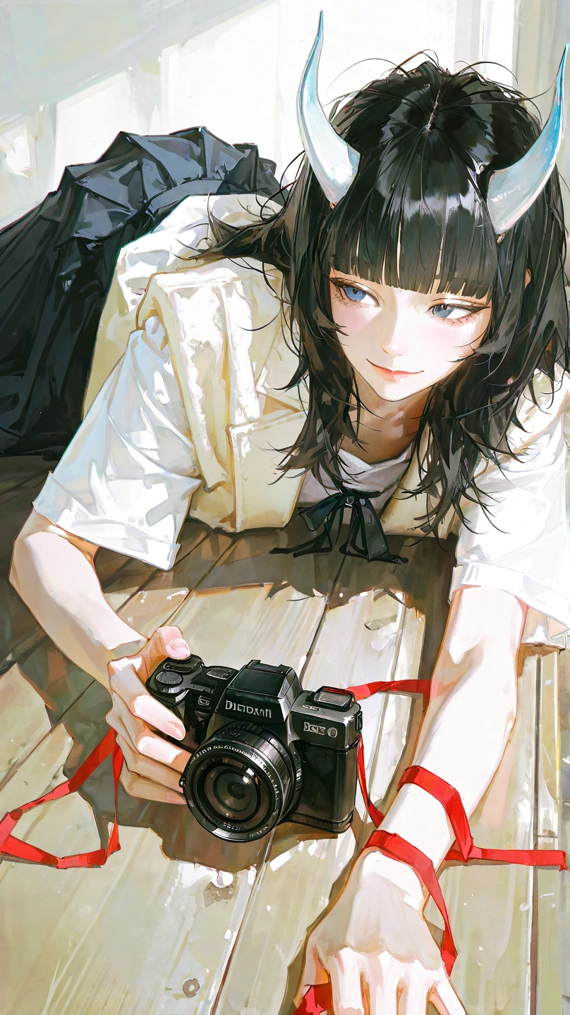 (masterpiece) 1girl,portrait,(8k, RAW photo, best quality, ultra high res, photorealistic, ultra-detailed),legs wide,kneeling,missionary,camera low,camera close,best quality,1girl,solo,streaked hair,choker,(graffiti:1.25),paint splatter,arms on hips,leaning back,looking at camera,armband,thigh strap,streaked hair,head down,head tilt,tight,thin,small,perfect face,ninym ralei,