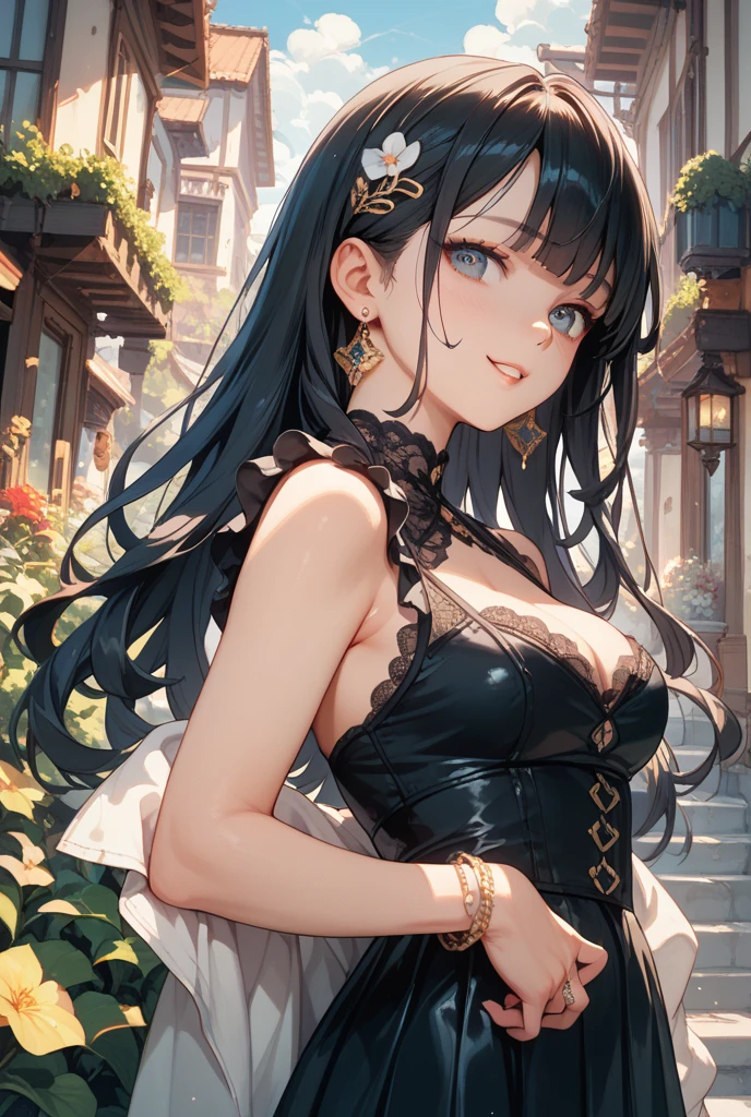 masterpiece, Highest quality, whole body, One girl, bangs, black choker, blush, bracelet, chest, choker, clothes The surrounding area waist, clavicle, Cowboy Shot, ear Earrings, Eyebrows visible through hair, Gradient Hair, Grin, fix, jewelry, Kogal, View Viewer, Earrings, Red eyes, ring, , smile, alone, street, null, cherry blossoms, petal,figure, (magazine:1.3), (cover-style:1.3), fashionable, woman, Vibrant, Pause, front, colorful, dynamic, background, element, have confidence, Performance, Holding, statement, accessories, Majestic, Coiled, The surrounding area, touch, scene, article, cover, bold, to attract attention, title, stylish, font, Catchy, Heading, big, impressive, Modern, trend, concentrated, fashion,((masterpiece)), Highest quality, Absurd, Super detailed, Holographic, Cowboy Shot, ダイナミックなPause, Golden Ratio, Very cute girl, Mature Girls, Very beautiful, Super beautiful asian girl with super beautiful purple eyes, Very beautiful hair, Shiny skin, nice and sexy body, Slim and delicate body, Perfect body, Cute Panties, Get your picture taken in a cute alien spaceship,?????,Big Breasts,Sexy