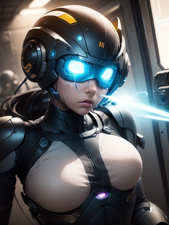 ((Best quality)), ((masterpiece)), (detailed:1.4), 3D, an image of a beautiful cyberpunk female,HDR (High Dynamic Range),Ray Tracing,NVIDIA RTX,Super-Resolution,Unreal 5,Subsurface scattering,PBR Texturing,Post-processing,Anisotropic Filtering,Depth-of-field,Maximum clarity and sharpness,Multi-layered textures,Albedo and Specular maps,Surface shading,Accurate simulation of light-material interaction,Perfect proportions,Octane Render,Two-tone lighting,Wide aperture,Low ISO,White balance,Rule of thirds,8K RAW,