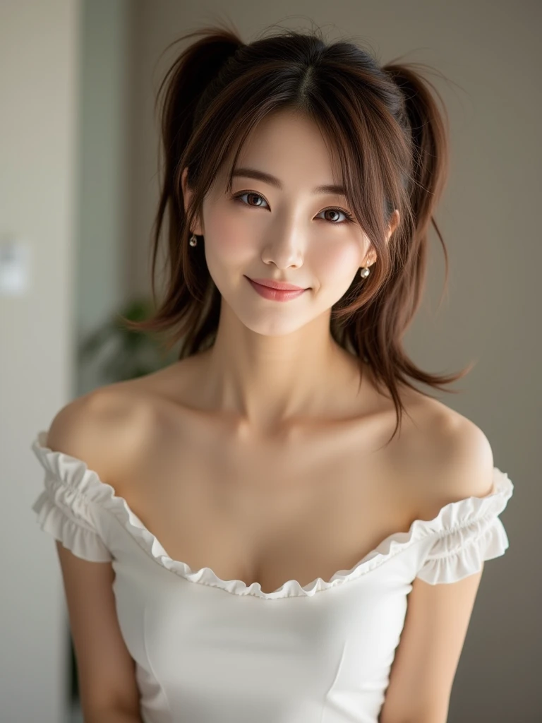 nsfw:1.2,8K,high quality,anime,Married women,pale,beautiful,Small face,clean,bright,Eye highlights,beautiful line drawing. Black Hair, White skin, Brown eyes, Fancy black dress, Sleeveless clothing, Arms raised to show armpits, Arms raised to show armpits, Painted from head to belly,