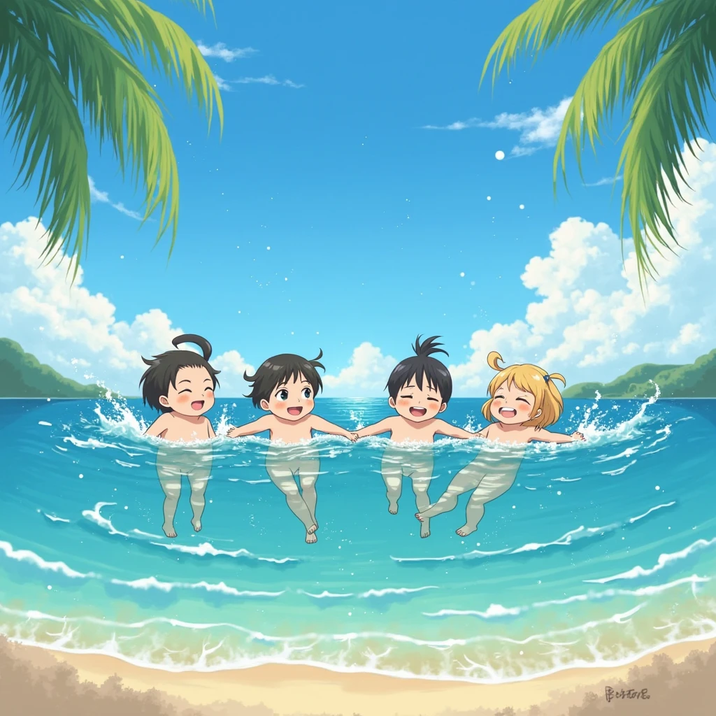 ((beachBalljump cute Nudist))、 beautiful legs、d、Unstable buoyant dust storm、Amazing dynamism、great angle、fun、Group selfie