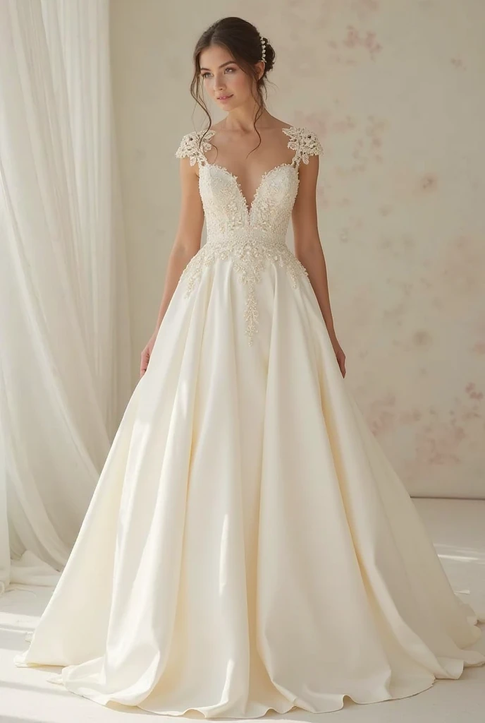 I want to design a luxury lady's dress short for young and elegant, polite