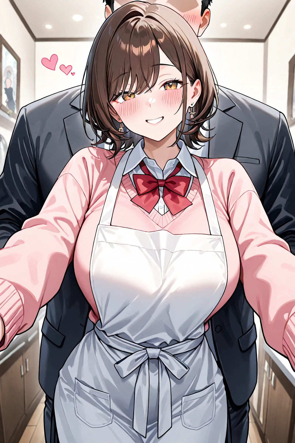 nsfw,uncensored,(highest quality,masterpiece:1.3),disorganized,High resolution,16K, 超High resolution, official art,figure,very detailed,Anime Color,perfect hands, perfect fingers, perfect legs),cawboy shot from front:1.0),cowboy shot,From side,1girl,独奏,idolmaster, (((Ritsuko Akizuki))), (19yo,beautiful girl,cute girl),(((beautiful dark brown eyes))),(beautiful dark brown hair), (((semilong hair))),(ponytails),(wet hair), (wet skin),((glasses:1.5)),(scatter sweat),(steam),(flat chests,midium breasts),OL, Akagi glasses, black suit jacket, Collared jacket, White dress shirt, Collared shirt, Neckline, button, Black pencil skirt, Black Pantyhose,Stiletto heels,((open clothes)),,,((green bra,green panty)),slip,no makeup, sweaty body),(beautiful eyes, shiny eyes), ((big eyes)),(a big smile),(embarrassed),((one eye closed)),(open mouths),((tongue out)),(deep breathing),(blush cheeks),saliva, (pubic brown hair:1.5), BSP, pussy juice dripping, (sex,doggy style),(tall man:1.2), (penis:1.2), (girl hold a penis:1.4), hetero, (cum out:1.2), looking at penis, indoor, 1girl have kneeling,office,night time,(bitch),(Commemorative photo:1.5),(spoken heart:1.7),(look at viewer),(IDcard:1.3),