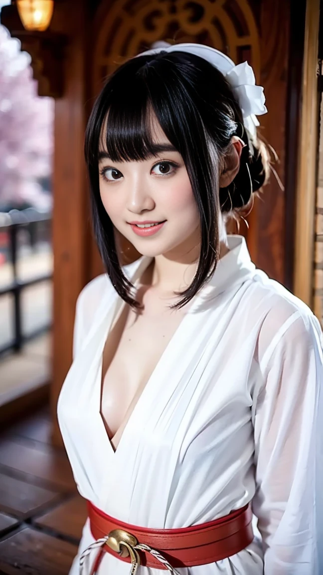 brightexpression、photorealistic stick:1.32、highest quality、超A high resolution、Photos of the most beautiful Japan girls、cute and beautiful face details、small face、(Pueros face_V1:0.008)、Beautiful bangs、、Brilliant white skin、hair gets tangled in face、Bangs that reach down to the face、bangs、hair between eyes、super long hair、charming brown silky hair、bright、Clear light blue eyes shine charmingly、ample breasts、Dynamic poses highest quality、disorganized、((the cutest girl in the world))、Japanese、14 years oldlace dress:1.3))、(half up hair:1.3)、(tie with a thin ribbon)、nice and cute、innocent smile、nice smile、cleavage、(big breasts:1.3)、ponytail、brown hair、thin waist、detailed beautiful eyes、face forward、Upper body、close up of face、Front view、