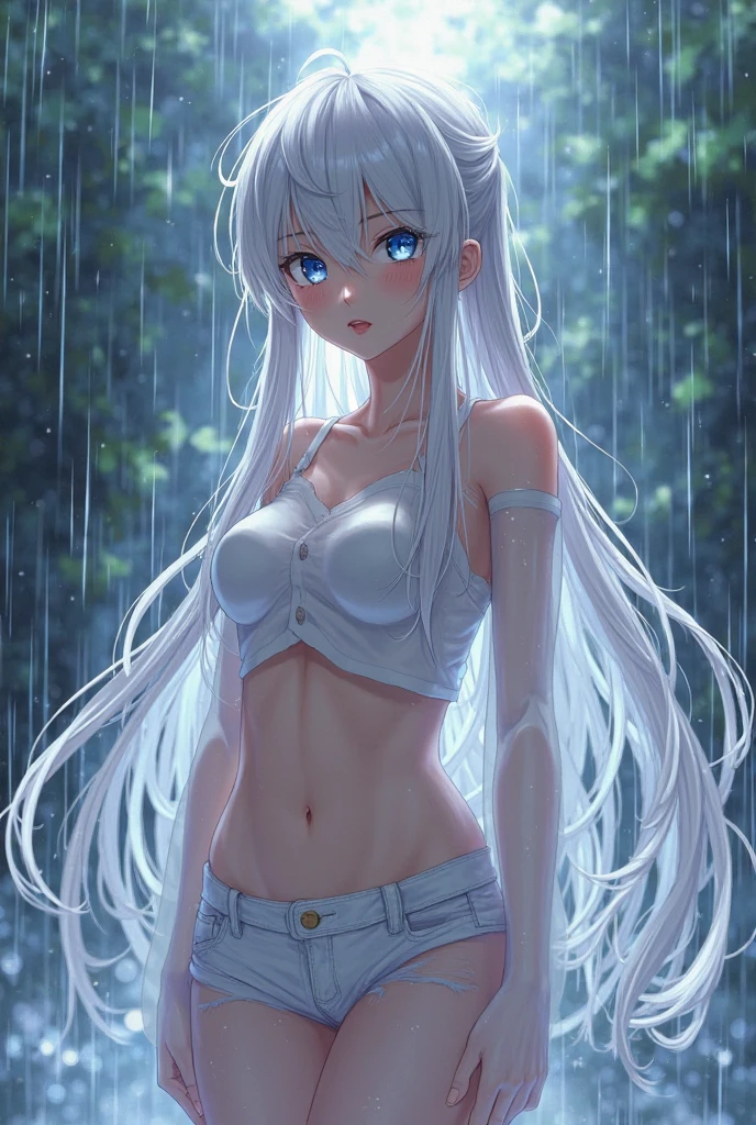 (Masterpiece: 1.4), (Best Quality), (detailed), 1 Girl, Solo, (Invisible)), Full Body, No Human, Body Invisible, Faceless, Headless , Jeans, White Shirt, Slave, Wet Clothes, White Liquid on Body, White Liquid on Face, White Liquid on Clothes