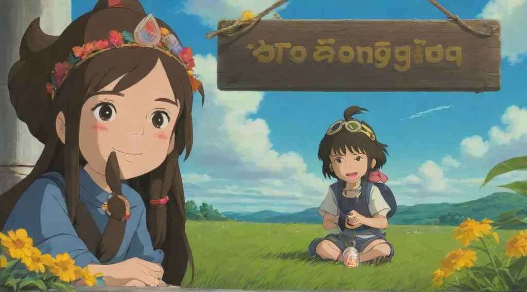 The girl taking a selfie against the sky in the Disney Pixar poster has brown hair, two braids, bangs, and is wearing a school uniform.。The boy next door has black hair and is wearing a school uniform.。