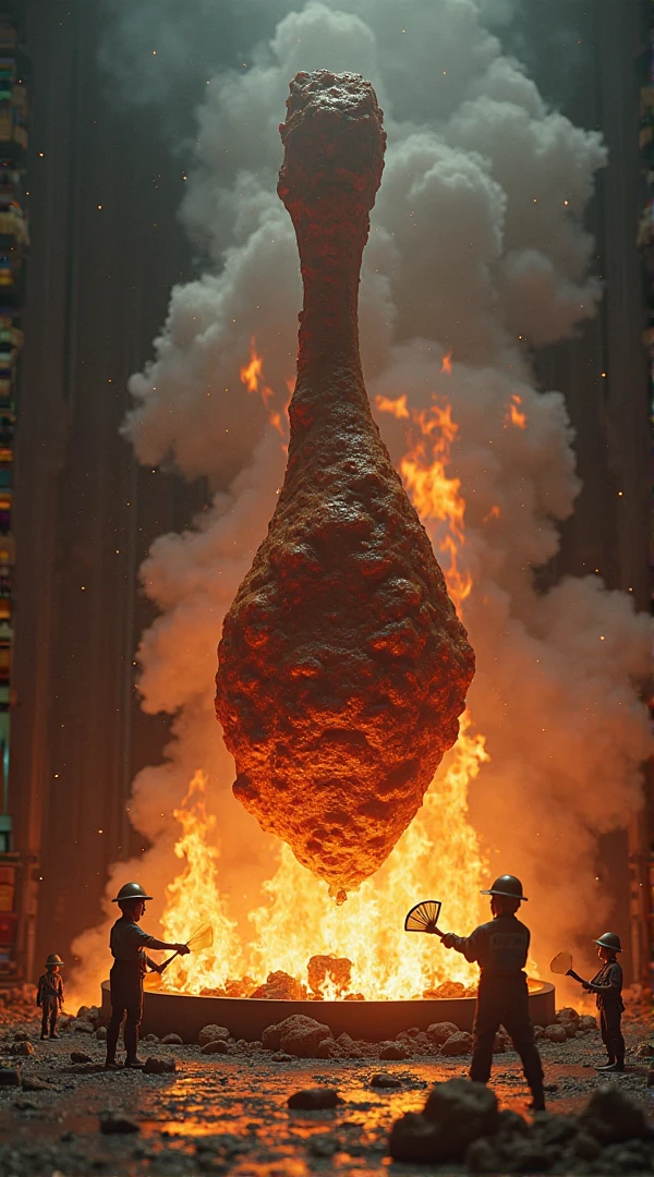 And he ate the world and dropped upon it the churned milk of the (soymilk and barbeque tree)