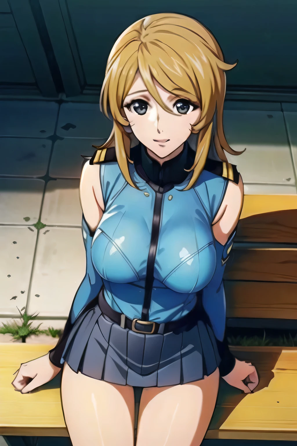 smile,Please draw a picture of them resting on a park bench,is sitting,Panchira,Draw white knee-high boots on both legs,Let's draw a short pleated mini skirt,Big BreastsをさらにBig Breastsに描いて下さい,Can you draw a dark blue pleated miniskirt,draw her expression more delicately,walking alone, city tour ,,(((She's wearing casual tourist wear))), I have a SLR camera ,(Let's draw a more delicate look),(sleeveless wool sweater),( navy blue pleated mini skirt,white panties),(That work is enough for one person {X} is very important for work)、 That's enough,frown。unless the job requires it。 {X}、 , attractive 40 year old adult woman jumping out of her uniform, Big black wavy hair, , Big Breasts, Thin Waist , , ,