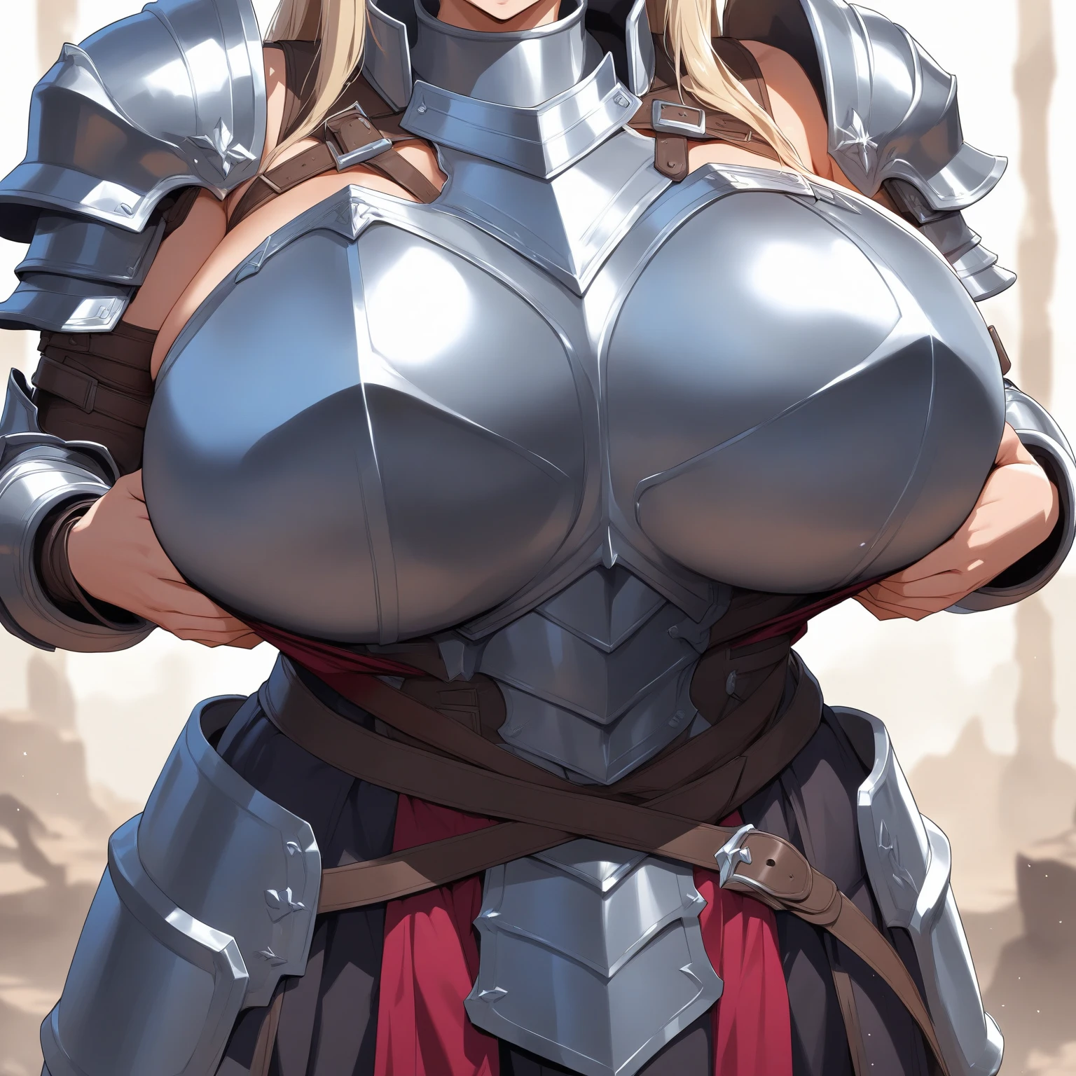 score_9、score_8_up、score_7_up,(lactation through clothes:1.1),nipples standing,(nipples peek:1.4)、(Puffy nipples)、((masterpiece, Highest quality, High resolution)), ((Highly detailed CG integrated 8K wallpaper)), (Big Breasts:1.3、 Very hot and sexy, Incredible beauty, Perfect proportions, Beautiful body, Slim body beauty:1.1), Arafed woman in armor holding sword and shield, north Female Warrior, Very beautiful berserker woman, north adult Female Warrior, Female Warrior, very beautiful , Portrait of a Female Warrior, RPG Portrait Concept Art, (Beautiful warrior, Carrying a dagger and a small shield, Wearing a red scarf, Leather Armor), (Blonde, blue eyes, Dark Skin), (amphitheater, Fighting while being watched by the crowd, Motion Blur), (Combat Stance),Emphasize the chest,Random Angle、