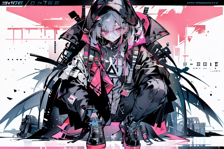 xsty,(1girl),(sassy expression),(punk style:1.2),with edgy clothing and accessories,in an graffiti-filled environment,(graffiti art:1.1),creating a rebellious and vibe.,