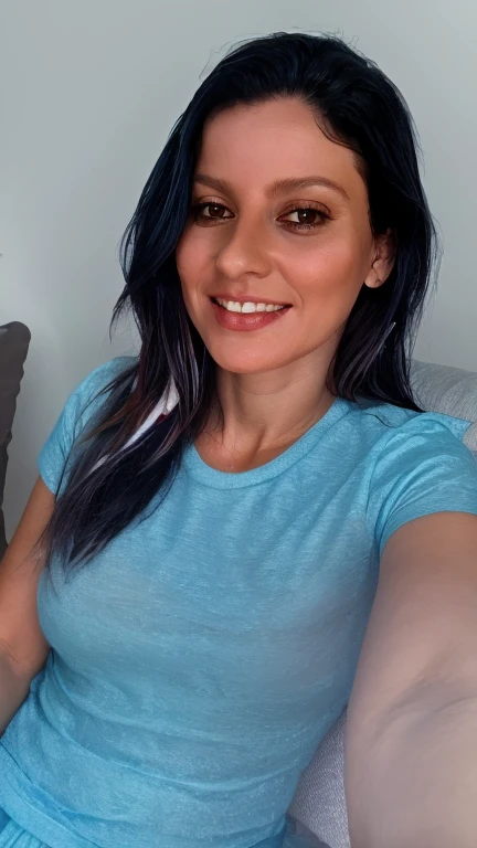 High quality. Busty girl wears tight t-shirt. big natural tits.
