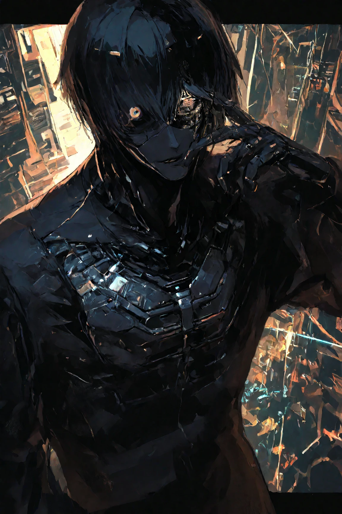 《the original god》Arataki Kazuto , male people, chest muscle, Sexy , Venom symbiote for your body, Black mucus of the body , into venom, venomize,Black bodysuit,(Cloak),Red cape,Abs,(Adult male)((Venom possession,venom symbiote)),over-Tortoise Man,Battle damage,((Masterpiece)), ((Best quality)), Ultra detailed,((illustration)), Dynamic Angle, Detailed light, (Delicate eyes), Floating, 1boy, Male focus, Head, Clothing, Yellow eyes, necklace, tattoo, (Forehead:0.8), (ahoge:0.8), jewelry, brunette color hair,apathy,Ray, chest muscle, Sexy , Venom symbiote for your body, Black mucus of the body , (into venom), Venom,frontage,Bust photo,White tight-fitting top,spiderman outfit,style of anime4 K, 4K anime wallpaper, Badass anime 8 K, 4 k comic wallpaper, young anime man, Anime boys, Anime wallpapers 4 k, Anime wallpaper 4K, High quality anime art style, Anime moe art style, Anime art wallpaper 8 K, Anime art wallpaper 4 K, RGB lighting,