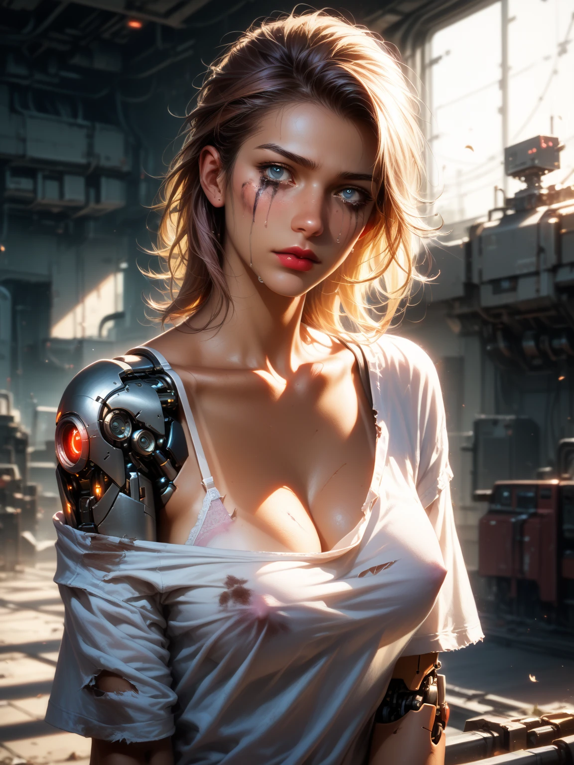 (Realistic, Detailed, Nauseating), Vomit scene, Person with pale and clammy skin, Beads of sweat forming on forehead, Unpleasant odor, Disgusting textures, Detailed depiction of food particles, Realistic rendering of sickness effects, Toned muscles visible due to heaving, Illustration, Comic book style, Ultra detailed, High resolution.
(Photorealistic, High Quality, Nauseating), Realistic depiction of food poisoning, Textures of vomit and food particles shown clearly, Grossly detailed stomach muscles contracting, Extremely detailed skin texture, Beads of sweat forming realistically, Hyper-
